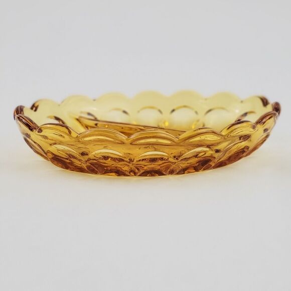 VINTAGE Anchor Hocking Oval Shaped Glass Dish - Picture 3 of 4